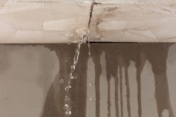 Professional Flood Damage Cleanup technician working in Snook, TX